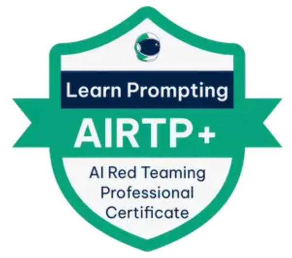 Insignia de la certificación AI Red Teaming Professional Certificate